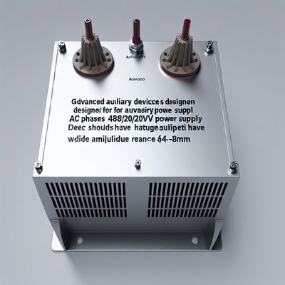 Dispositivos auxiliares avançados para fonte de alimentação AC de 3 fases 480/380/240/220V e amplo intervalo de amplitude de 4-8 mm