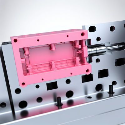 Molde de moldagem por injecção rosa com fácil limpeza e funcionalidade ótima
